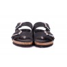 CIABATTA ARIZONA BIG BUCKLE OILED LEATHER BIRKENSTOCK 1011075 BLACK