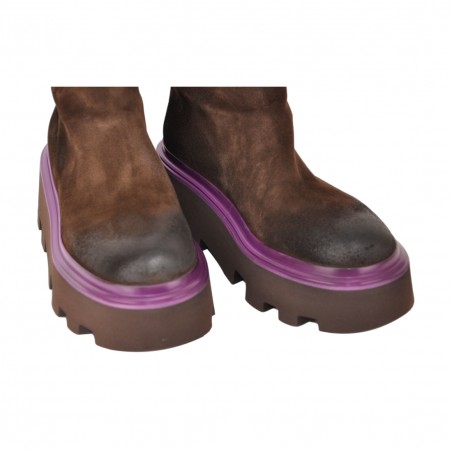 STIVALETTO CON ZIP ELENA IACHI E3167 EBANO