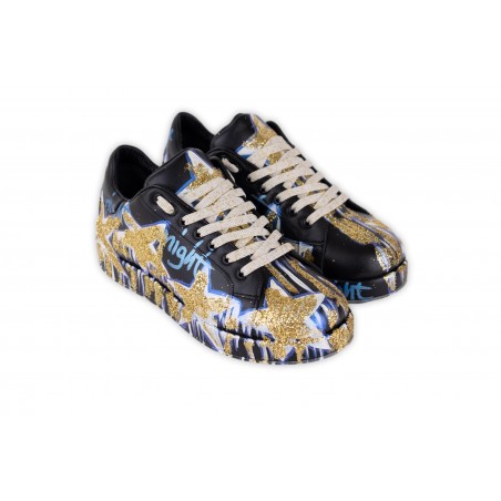 SNEAKERS STELLE RISE 21GA-8516 NERO