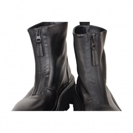 TRONCHETTO CON ZIP ELENA IACHI E2993 NERO
