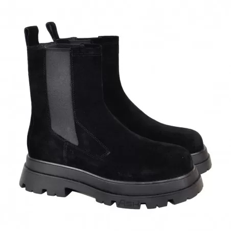 BEATLES ALTO IN CAMOSCIO ASH ELITE04 BLACK