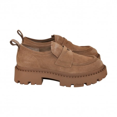 MOCASSINO IN CAMOSCIO ASH GENIAL06 SEQUOIA