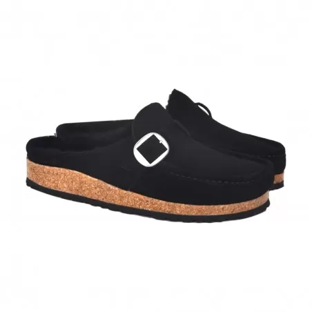 SABOT BUCKLEY SHEARLING BIRKENSTOCK 1018126 BLACK