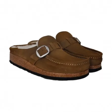 SABOT BUCKLEY SHEARLING BIRKENSTOCK 1018127 TEA