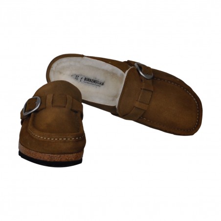 SABOT BUCKLEY SHEARLING BIRKENSTOCK 1018127 TEA