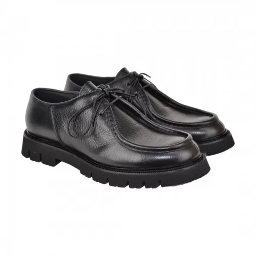 MOCASSINO ALLACCIATO SEBOYS 1046 NERO