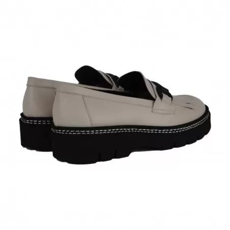MOCASSINO FRANGE E MORSETTO LA PARIGINA 328/435 IVORY