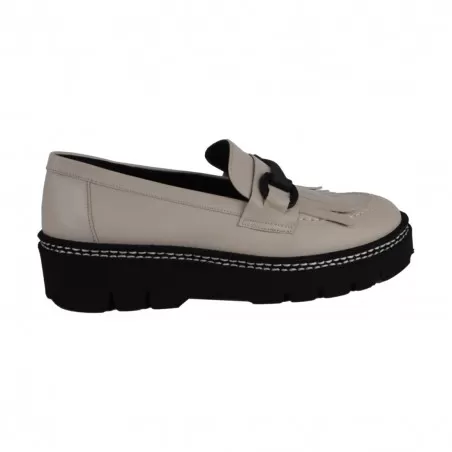 MOCASSINO FRANGE E MORSETTO LA PARIGINA 328/435 IVORY