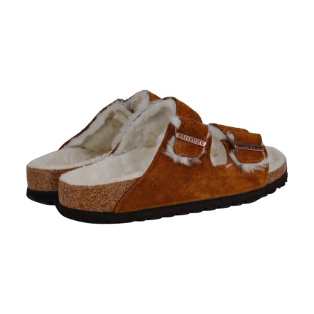 CIABATTA ARIZONA SHEARLING BIRKENSTOCK 1001135 MINK