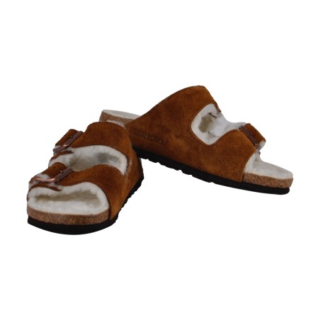 CIABATTA ARIZONA SHEARLING BIRKENSTOCK 1001135 MINK