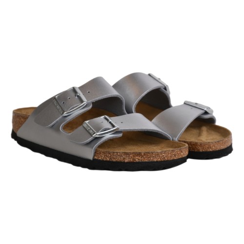 CIABATTA ARIZONA BIRKO FLOR BIRKENSTOCK 1012283 SILVER
