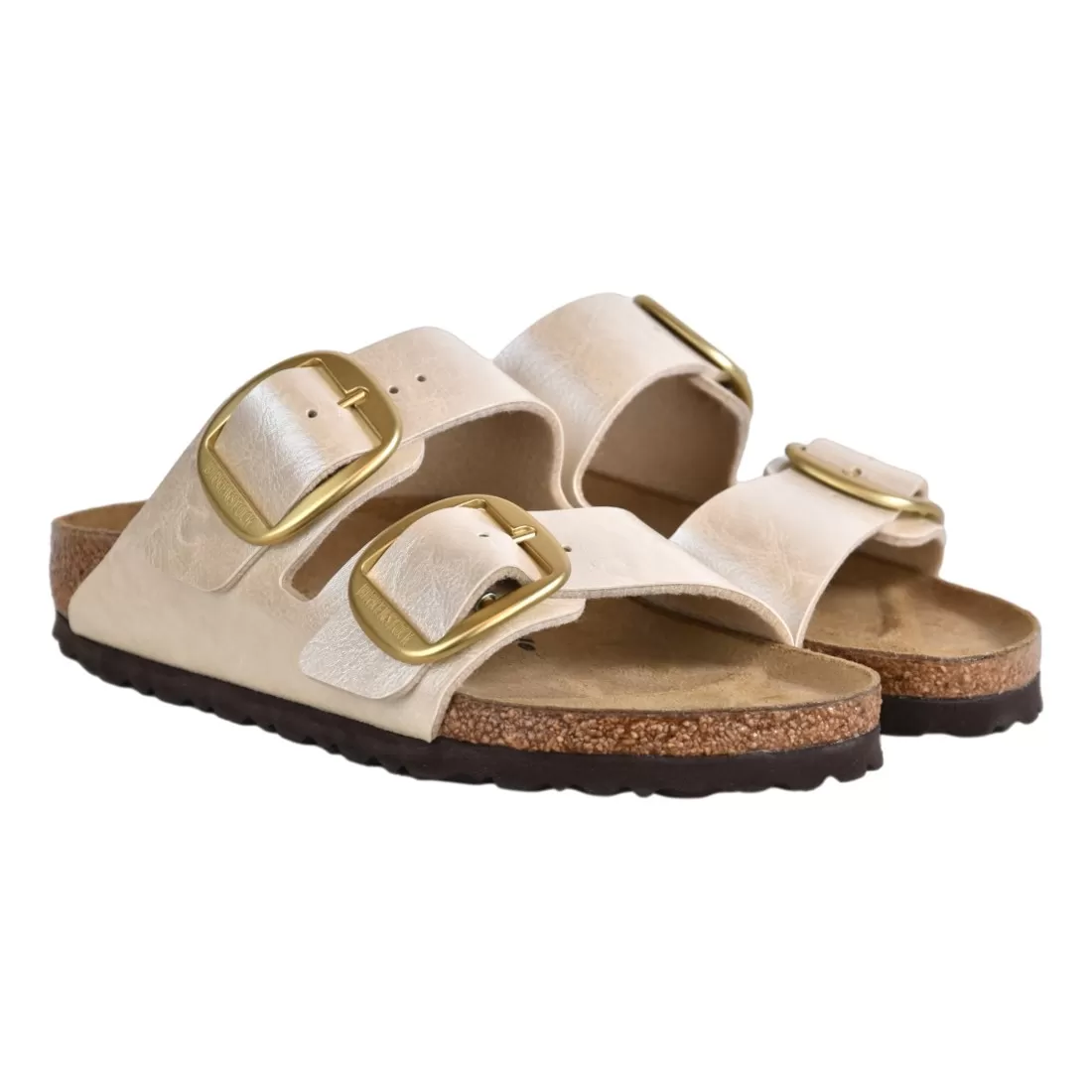CIABATTA ARIZONA BIG BUCKLE BIRKO FLOR BIRKENSTOCK 1020021 PEARL