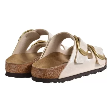 CIABATTA ARIZONA BIG BUCKLE BIRKO FLOR BIRKENSTOCK 1020021 PEARL