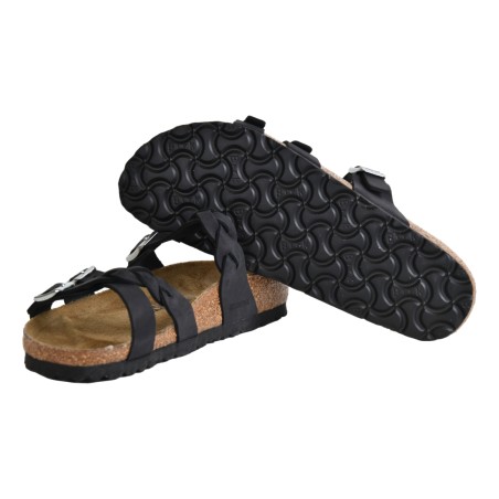 CIABATTA FRANCA OILED LEATHER BIRKENSTOCK 1026334 BLACK