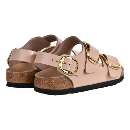 SANDALO MILANO BIG BUCKLE NATURAL BIRKENSTOCK 1026484 BEIGE