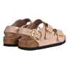 SANDALO MILANO BIG BUCKLE NATURAL BIRKENSTOCK 1026484 BEIGE