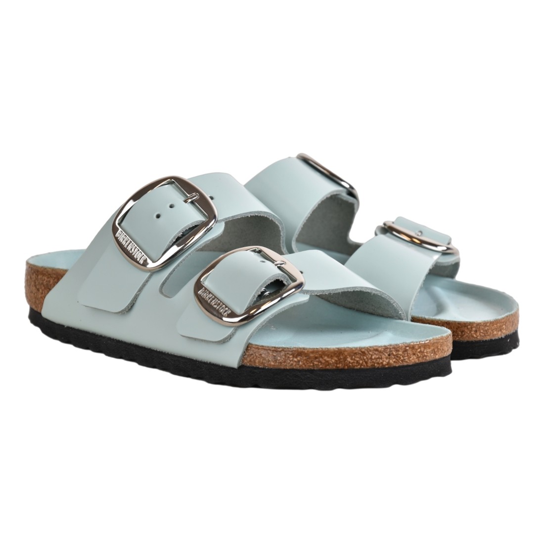 CIABATTA ARIZONA BIG BUCKLE NATURAL BIRKENSTOCK 1026495 GREEN