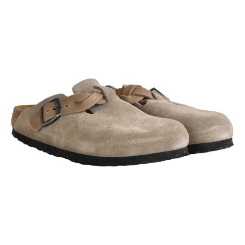 SABOT BOSTON SUEDE LEATHER BIRKENSTOCK 1026694 TAUPE