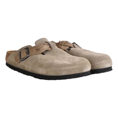 SABOT BOSTON SUEDE LEATHER BIRKENSTOCK 1026694 TAUPE