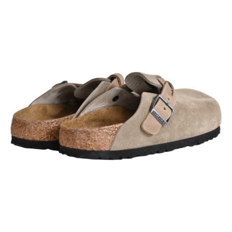 SABOT BOSTON SUEDE LEATHER BIRKENSTOCK 1026694 TAUPE