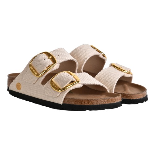 CIABATTA ARIZONA BIG BUCKLE CANVAS BIRKENSTOCK 1026726 EGGSHELL