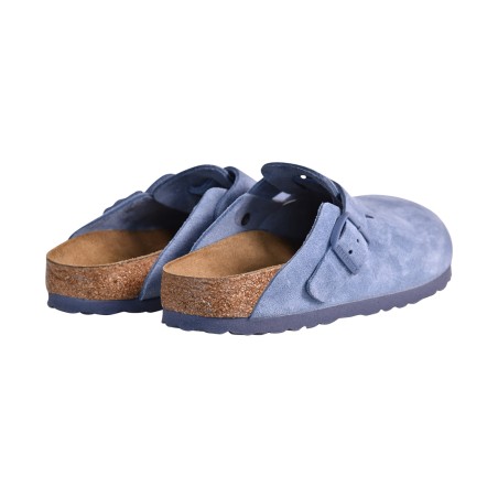 SABOT BOSTON SUEDE LEATHER BIRKENSTOCK 1026804 BLUE