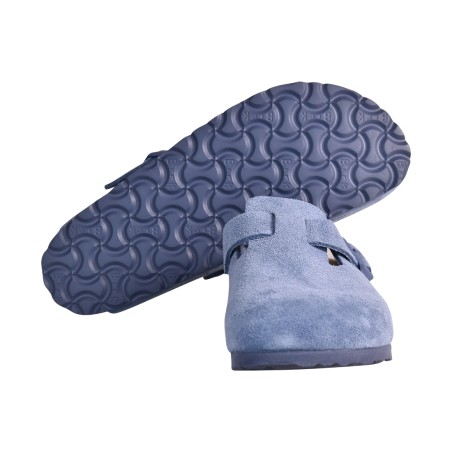 SABOT BOSTON SUEDE LEATHER BIRKENSTOCK 1026804 BLUE