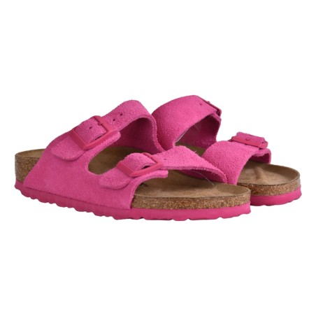 CIABATTA ARIZONA SUEDE BIRKENSTOCK 1027069 FUCHSIA