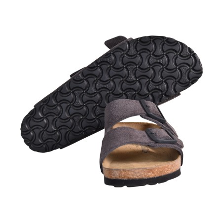 CIABATTA ARIZONA VELVET BIRKENSTOCK 1028592 GREY
