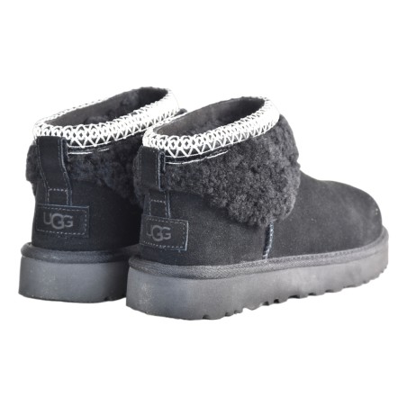 W CLASSIC ULTRA MINI MAXI CURLY UGG 1158263 BLK