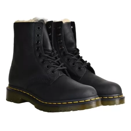POLACCO 8 EYELET DR. MARTENS 1460SERENA BLACK