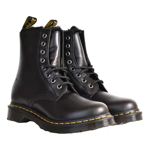 POLACCO 8 EYELET DR. MARTENS 1460SERENA DARKGREY