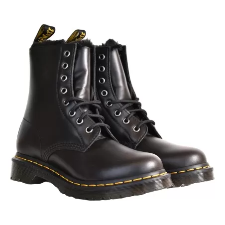 POLACCO 8 EYELET DR. MARTENS 1460SERENA DARKGREY