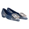 BALLERINA CON ACCESSORIO STRASS FESTA AMAIA BLUE