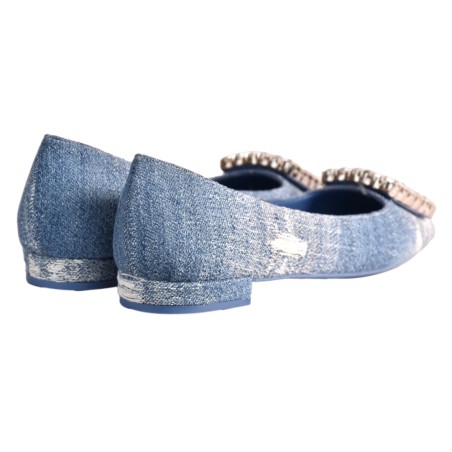 BALLERINA CON ACCESSORIO STRASS FESTA AMAIA BLUE