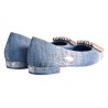 BALLERINA CON ACCESSORIO STRASS FESTA AMAIA BLUE