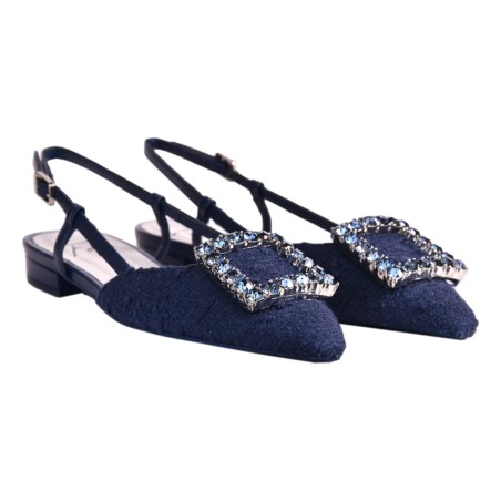 CHANEL DENIM CON ACCESSORIO FESTA LAVANDA NAVY