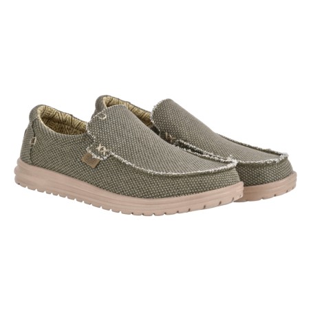 MOCASSINO TESSUTO HEY DUDE MIKKABRAIDED ARMY