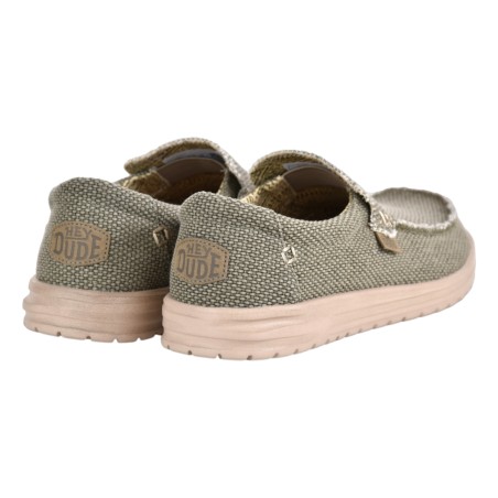 MOCASSINO TESSUTO HEY DUDE MIKKABRAIDED ARMY