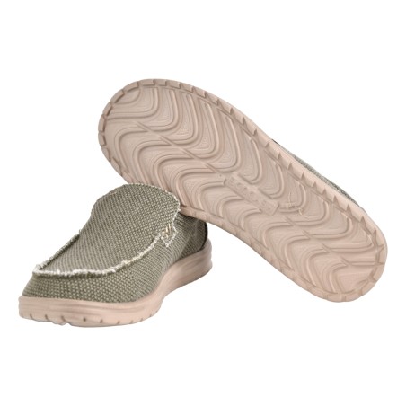MOCASSINO TESSUTO HEY DUDE MIKKABRAIDED ARMY