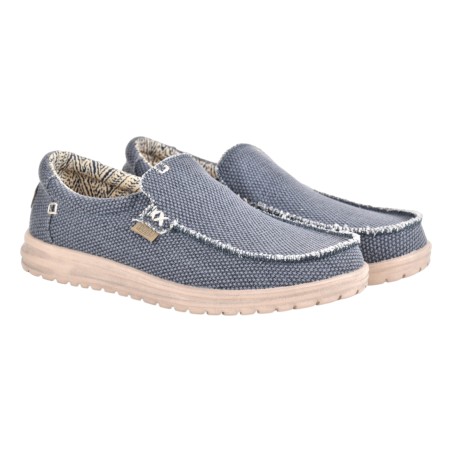 MOCASSINO TESSUTO HEY DUDE MIKKABRAIDED BLUE