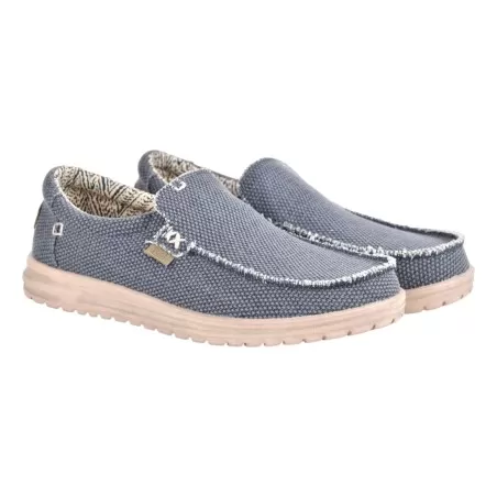 MOCASSINO TESSUTO HEY DUDE MIKKABRAIDED BLUE