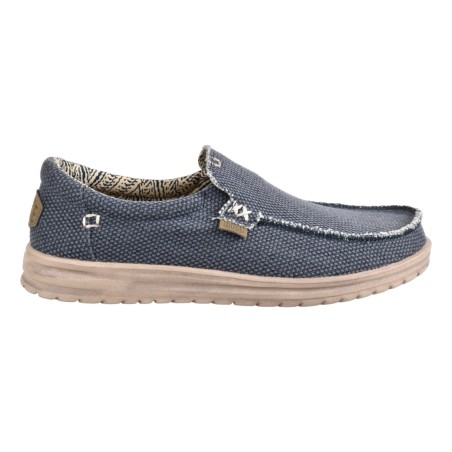 MOCASSINO TESSUTO HEY DUDE MIKKABRAIDED BLUE
