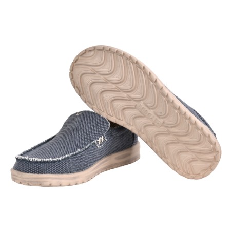 MOCASSINO TESSUTO HEY DUDE MIKKABRAIDED BLUE