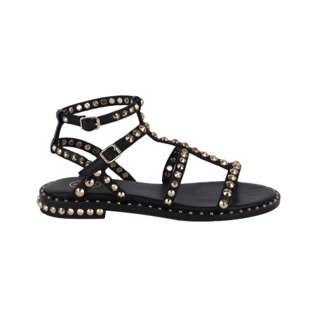 SANDALO CON BORCHIE ASH PRECIOUS01 BLACK