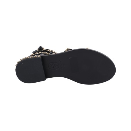 SANDALO CON BORCHIE ASH PRECIOUS01 BLACK