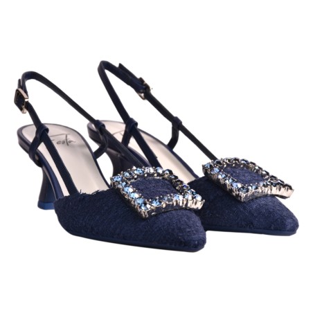 CHANEL CON ACCESSORIO STRASS FESTA STEFI NAVY