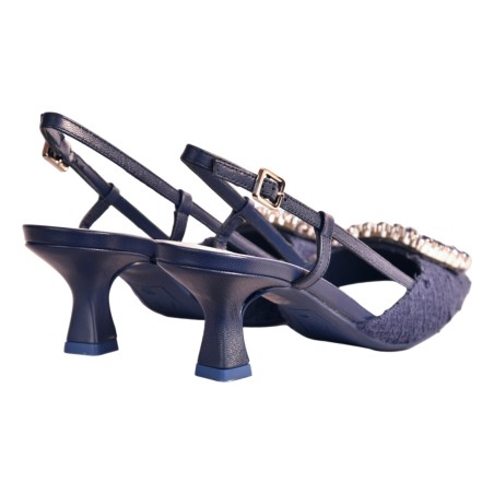 CHANEL CON ACCESSORIO STRASS FESTA STEFI NAVY
