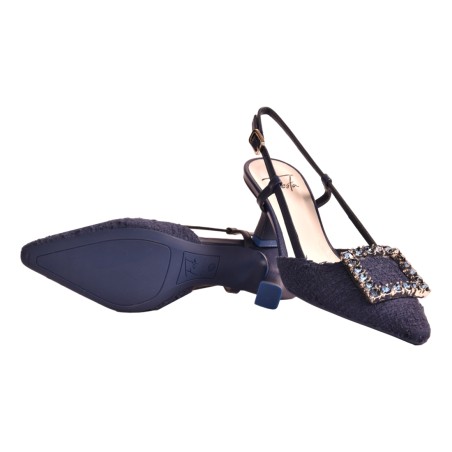 CHANEL CON ACCESSORIO STRASS FESTA STEFI NAVY