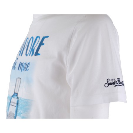 COTTON CLASSIC T SHIRT GIN SAPORE 01N MC2 SAINT BARTH TSHIRTMAN 02426B